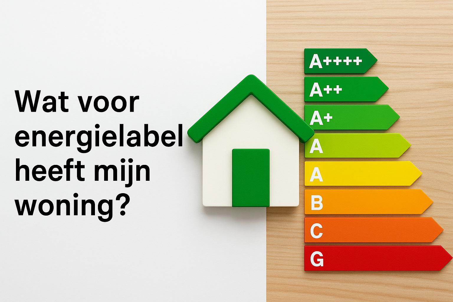 Wat voor energielabel heeft mijn woning?